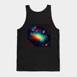 Galaxy Painting Tank Top